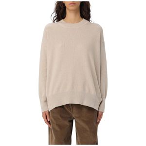 Roberto Collina, Dames, Truien, Beige, Maat: XS Kasjmier,