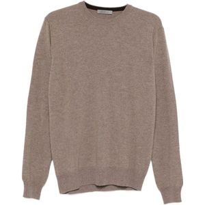 Corneliani, Heren, Truien, Beige, Maat: 2XL Wol,