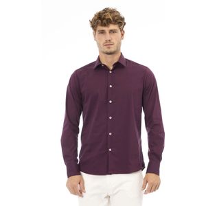 Baldinini, Heren, Overhemden, Paars, Maat: S
