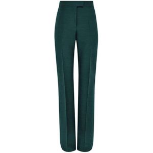 Ferragamo, Dames, Broeken, Groen, Maat: M Viscose,