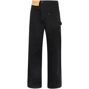 JW Anderson, Heren, Jeans, Zwart, Maat: W30 Katoen,