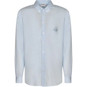 Moschino, Heren, Overhemden, Wit, Maat: L