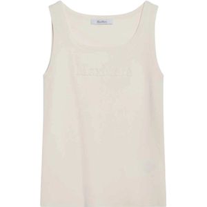 Max Mara, Dames, Tops, Beige, Maat: M Viscose,