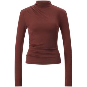 Max Mara, Dames, Tops, Bruin, Maat: XS