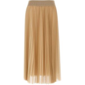 Fabiana Filippi, Dames, Rokken, Beige, Maat: 2XS Tulle,