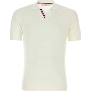 Orlebar Brown, Heren, Tops, Beige, Maat: XL Katoen,