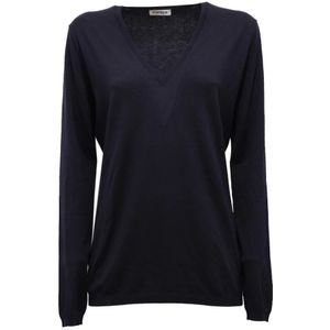 Kangra, Dames, Truien, Blauw, Maat: L Katoen,