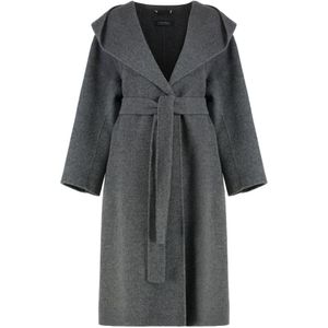 Max Mara, Dames, Mantels, Grijs, Maat: S Zijde,