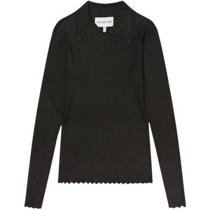 Munthe, Dames, Truien, Zwart, Maat: S Viscose,