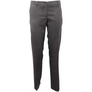 Mauro Grifoni, Dames, Broeken, Grijs, Maat: L Wol,