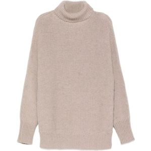 Alysi, Dames, Truien, Beige, Maat: XS Wol,