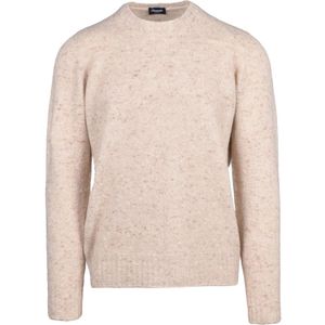 Drumohr, Heren, Truien, Beige, Maat: 3XL Wol,