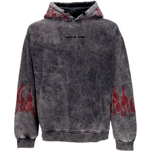 Vision OF Super, Heren, Sweatshirts & Hoodies, Grijs, Maat: L Lame,