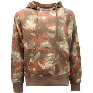 Moschino, Heren, Sweatshirts & Hoodies, Groen, Maat: L Katoen,
