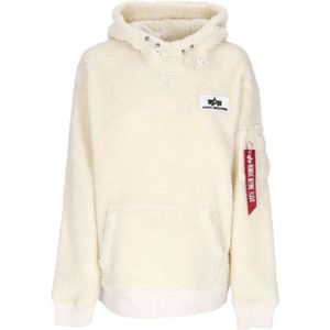 Alpha Industries, Heren, Sweatshirts & Hoodies, Beige, Maat: XL Poliester,