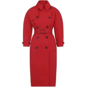 Jacquemus, Dames, Mantels, Rood, Maat: XS Katoen,