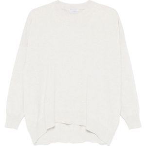 Brunello Cucinelli, Dames, Truien, Wit, Maat: M Kasjmier,