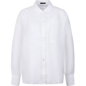 Drykorn, Dames, Blouses & Shirts, Wit, Maat: M Katoen,