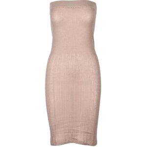 Wild Cashmere, Dames, Jurken, Beige, Maat: S Zijde,