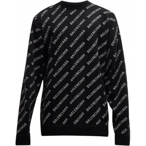 Balenciaga, Heren, Truien, Zwart, Maat: M