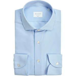 Xacus, Heren, Overhemden, Blauw, Maat: 5XL Polyamide,