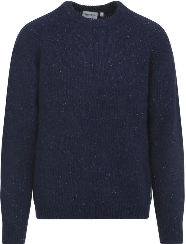 Carhartt WIP - Anglistic Sweater - Speckled Jupiter - Heren - Wol