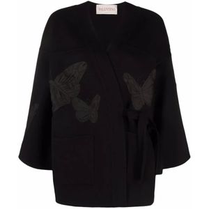 Valentino, Dames, Jassen, Zwart, Maat: XS Wol,