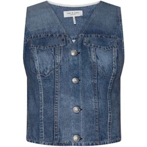 Rag & Bone, Dames, Jassen, Blauw, Maat: XS Denim,