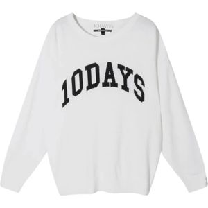 10Days, Dames, Truien, Wit, Maat: XS Wol,