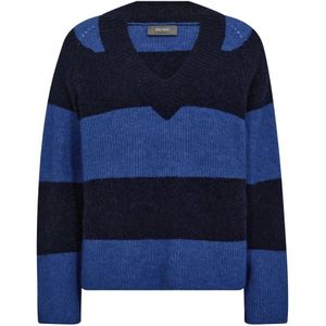 MOS MOSH - Taci - Gebreide Pullover - Wolmix - Streepmotief