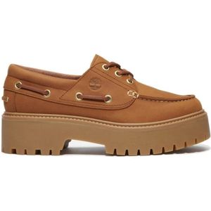 Timberland, Dames, Schoenen, Oranje, Maat: 36 EU Leer,