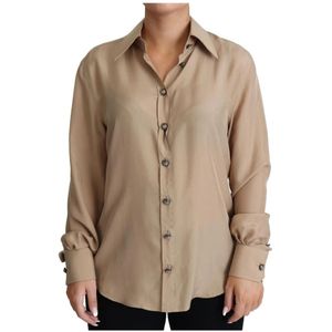Dolce & Gabbana - Blouse - Beige - 100% Zijde