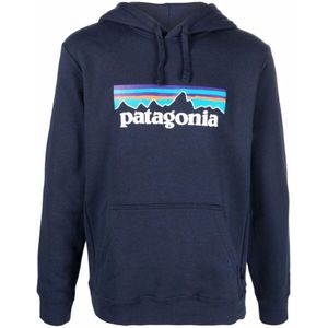 Patagonia, Heren, Sweatshirts & Hoodies, Blauw, Maat: M Katoen,
