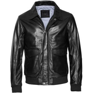 Bugatti - Busavino - Leren Jas - Zwart - Heren