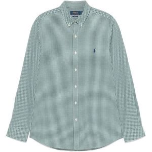 Ralph Lauren, Heren, Overhemden, Groen, Maat: S Katoen,