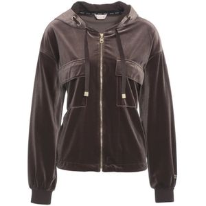 Liu Jo, Dames, Sweatshirts & Hoodies, Bruin, Maat: L