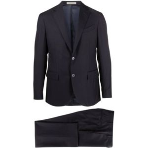 Corneliani, Heren, Pakken, Zwart, Maat: 2XL Leer,