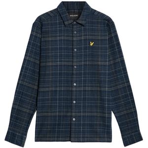 Lyle & Scott, Heren, Overhemden, Blauw, Maat: XS Flanel,