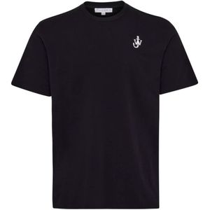 JW Anderson, Heren, Tops, Zwart, Maat: S Katoen,