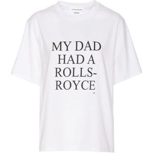 Victoria Beckham, Dames, Tops, Wit, Maat: M Katoen,