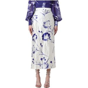 Erdem, Dames, Rokken, Veelkleurig, Maat: S Zijde,