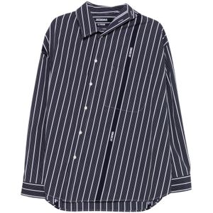 Jacquemus, Heren, Overhemden, Blauw, Maat: L Katoen,
