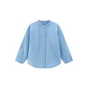 Woolrich Hemden , Blue , Dames , Maat: L