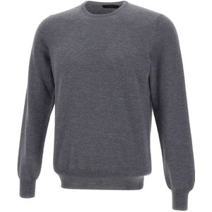 Gran Sasso, Heren, Truien, Grijs, Maat: 3XL Wol,