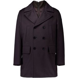 Duno, Heren, Mantels, Bruin, Maat: M Wol,