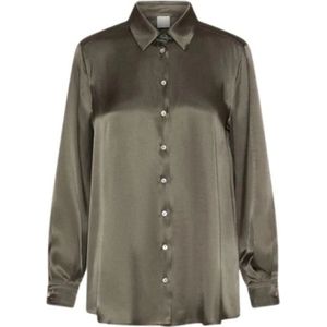 Marella, Dames, Blouses & Shirts, Groen, Maat: 2XS