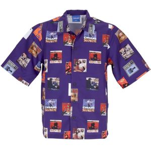 Usual, Heren, Overhemden, Veelkleurig, Maat: S Poliester,