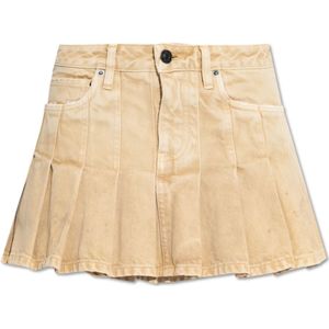 Balenciaga, Dames, Rokken, Beige, Maat: 2XS Denim,