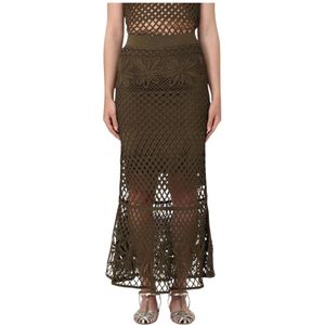 Pinko, Dames, Rokken, Groen, Maat: XS