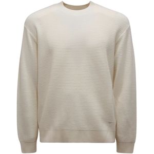 Armani, Heren, Truien, Wit, Maat: M Wol,